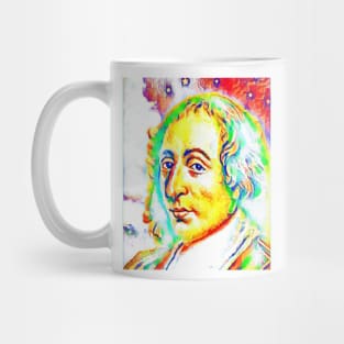 Blaise Pascal Colourful Portrait | Blaise Pascal Artwork 12 Mug